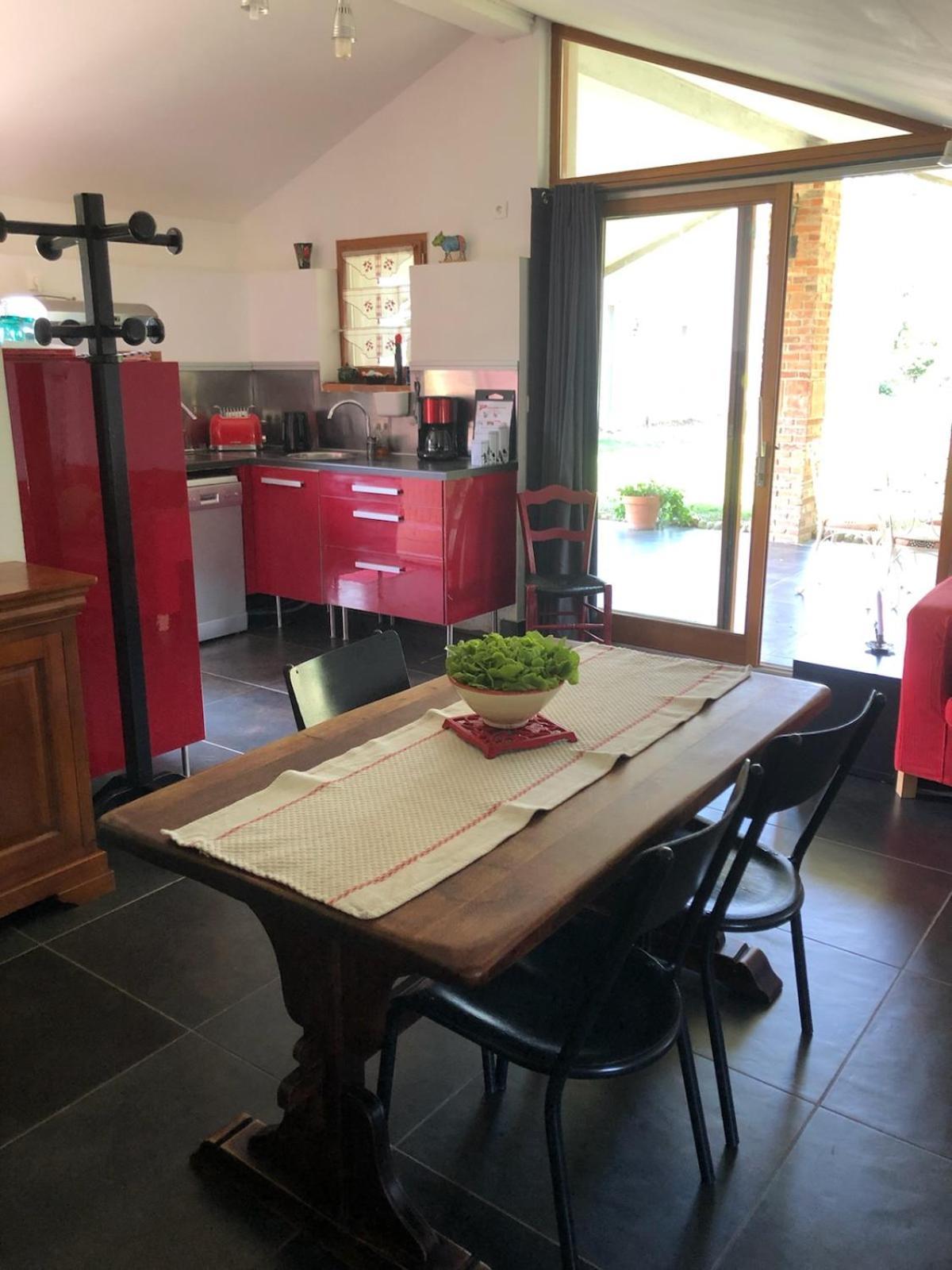 Location Gite 4 Personnes Mazeres - La Petite Maison Exteriör bild